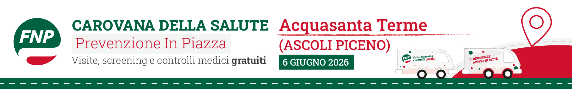 CAROVANA DELLA SALUTE  Acquasanta terme